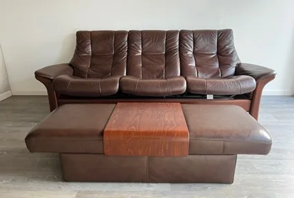 Ekornes Stressless Sofa & Ottoman
