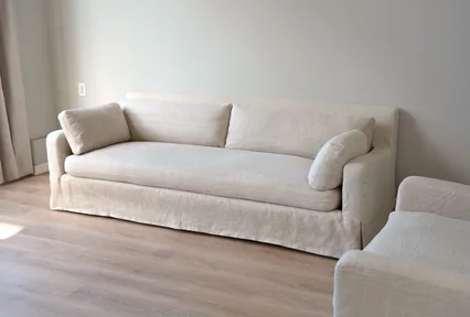 RH Belgian Slope Arm Slipcovered Sofa Set