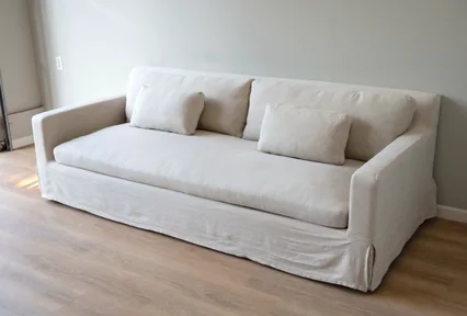 RH Belgian Track Arm Slipcovered Sofa