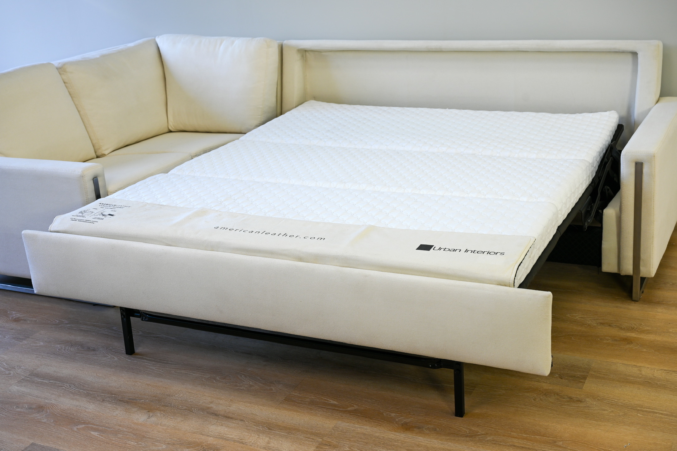 American Leather Sectional Sleeper