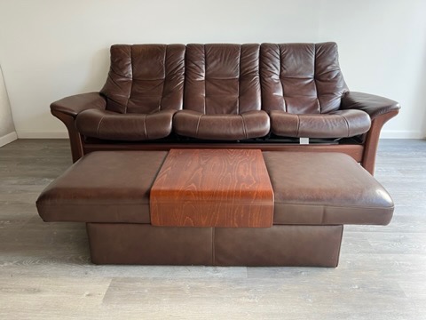 Ekornes Stressless Sofa & Ottoman