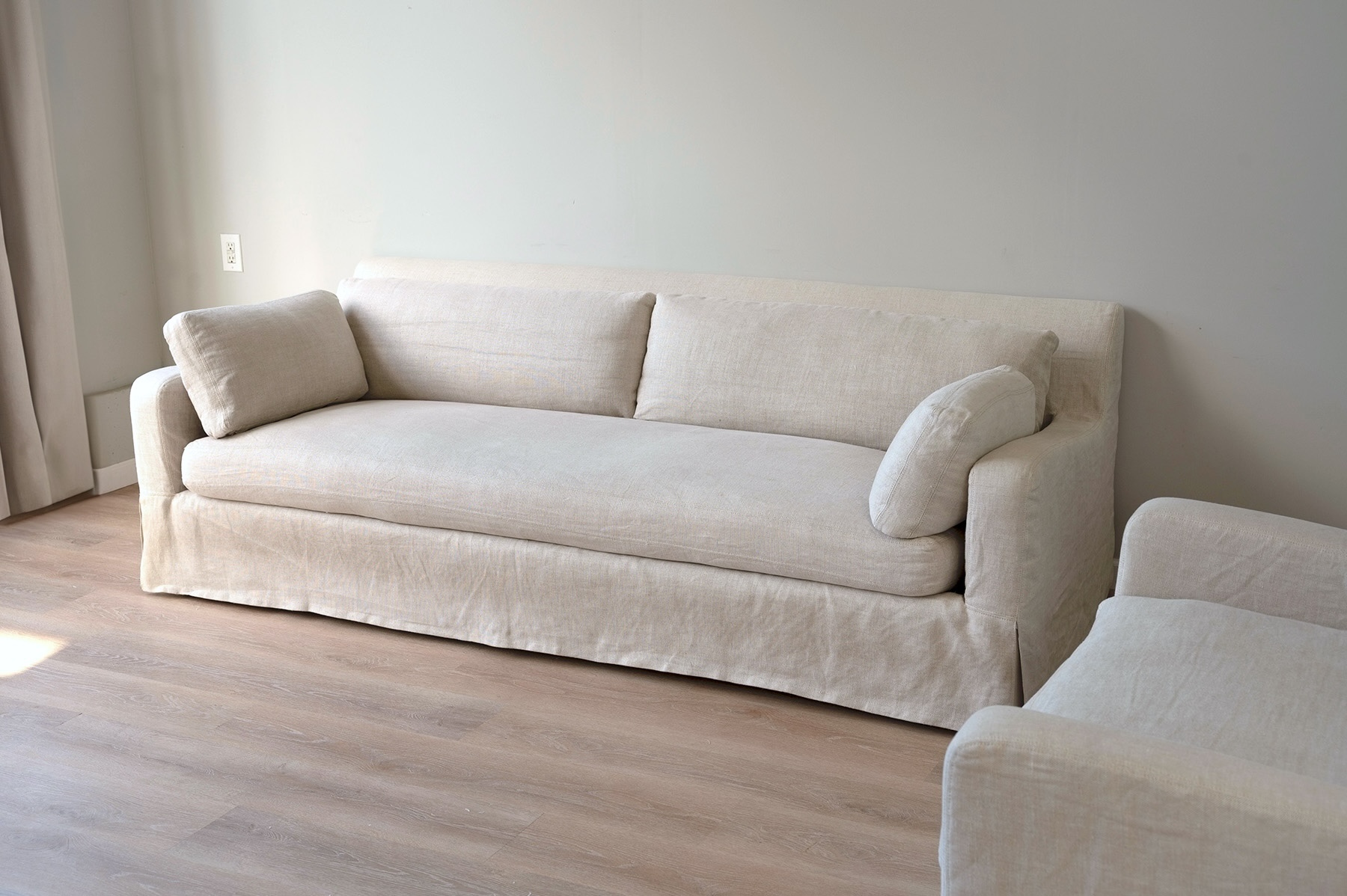 RH Belgian Slope Arm Slipcovered Sofa Set